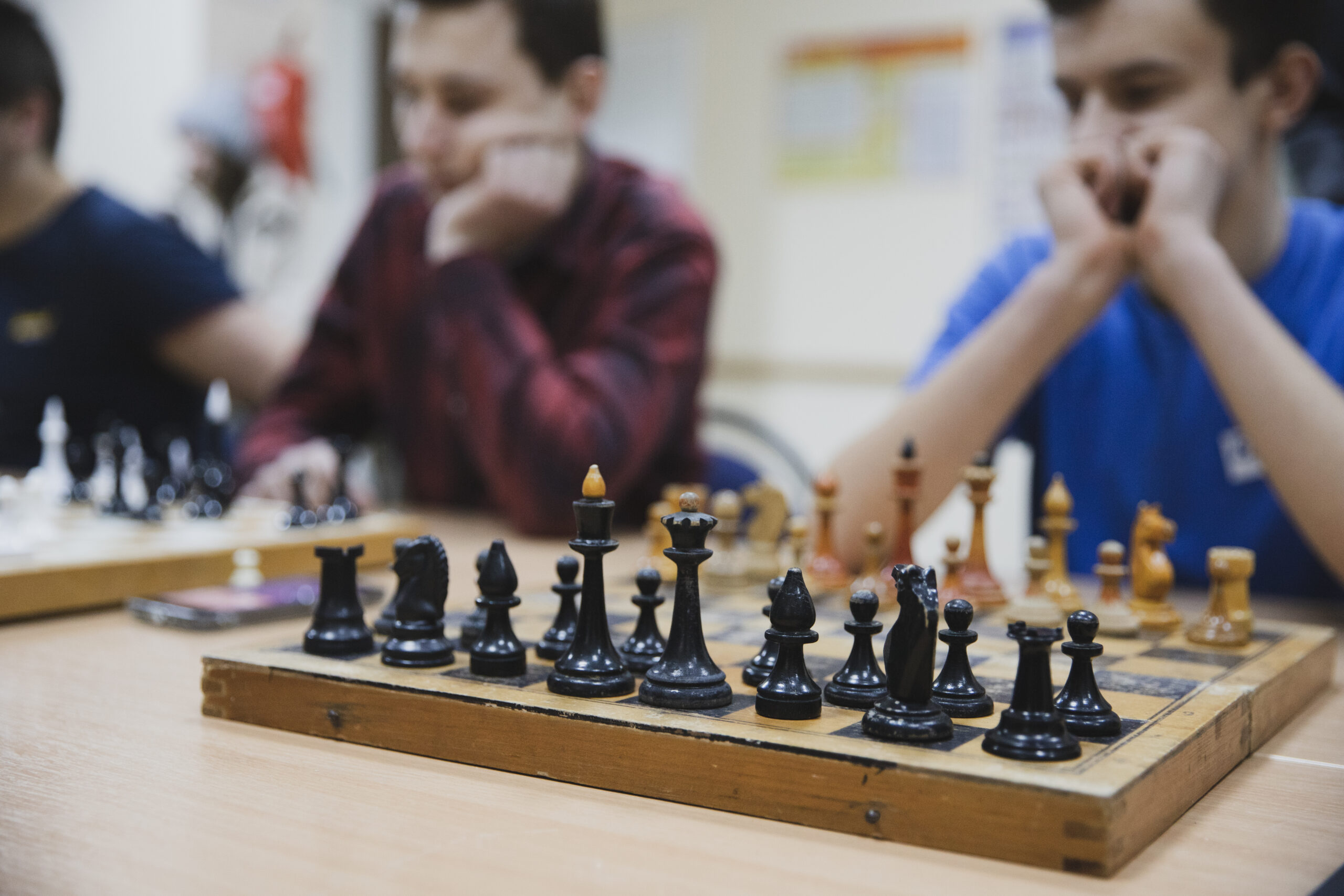 Турнір з шахів: запекла боротьба