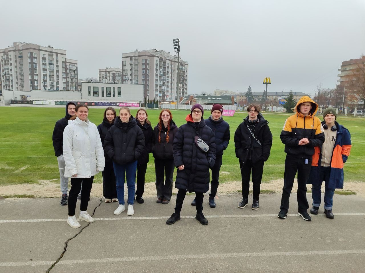 Студенти відвідали стадіони Бучі