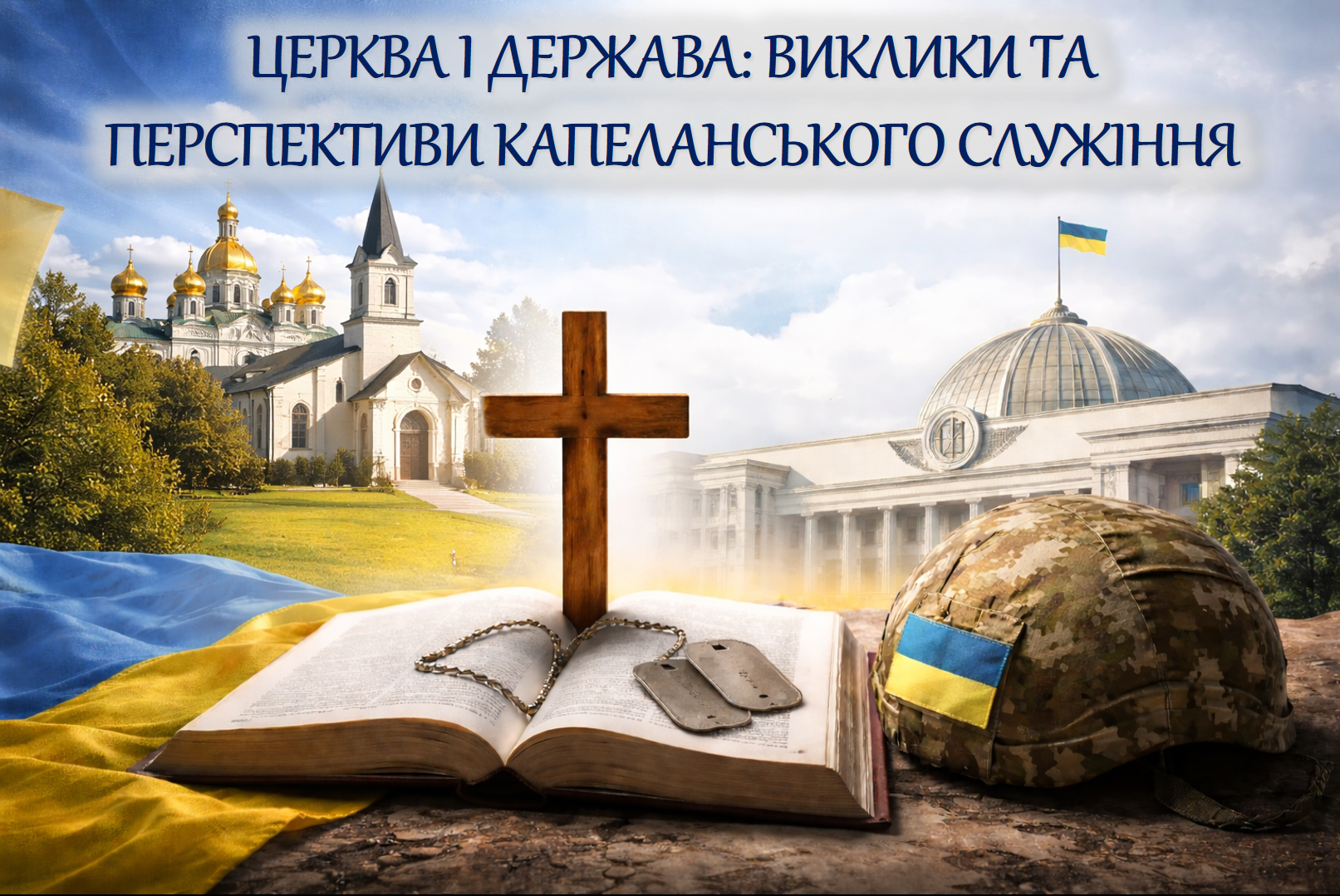 Запрошуємо до участі в конференції «ЦЕРКВА І ДЕРЖАВА: ВИКЛИКИ ТА ПЕРСПЕКТИВИ КАПЕЛАНСЬКОГО СЛУЖІННЯ»